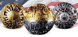 Samoa 2026 $5 REVOLUTION and FREEDOM 2 Oz .999 Antiqued Silver Filigree Spherical Coin