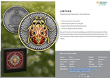 Niue 2024 $5 Ladybug 2 oz Silver Coin With Crystal Insert