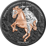 Carpathians 2024 5 Thalers Four Horsemen of the Apocalypse Red Horse – Ennobling Bullion 1 oz Silver