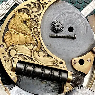Roman Booteen's Banksy Authorized Replica  1/10oz .999 Gold Original Silver Morgan Dollar