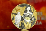 Germania 2025 5 Mark VALKYRIES: ARNHILD VALHALLA 1oz High Relief .9999 Silver Black and Gold