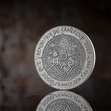 Cameroon 2025  2000 Francs CFA HARALD FAIRHAIR The Way to Valhalla 2 oz .999 Antique Silver