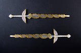 PRE-ORDER KOMSCO South Korea 2024 SWORD OF SAINT MICHAEL Edition Yellow Gold Glided - Angel Sword 2.5 oz .999 Silver Stacker Letter Opener