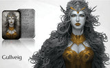 Germania Mint 2024 Goddesses: GULLVEIG - 2 oz 999.9 Silver Cast Bar