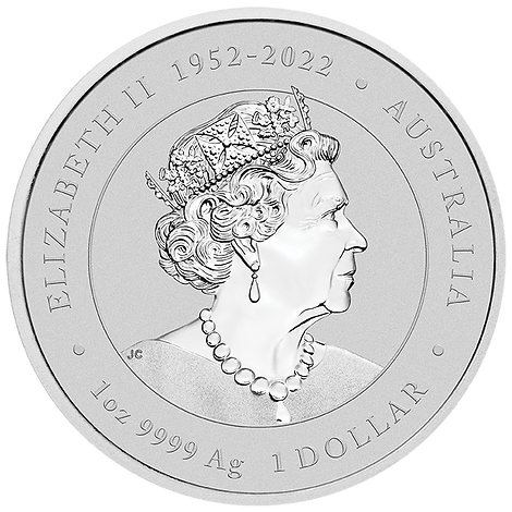 Australia Lunar Series III 2024 $1 Year of the White Dragon 1oz .9999 Silver in Card ANDA Edition Perth Mint