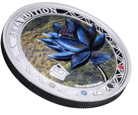 PRE-ORDER Samoa 2024 $5 Magic: the Gathering Beta Black Lotus 1 oz Silver Coin