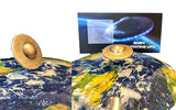 Chad 2024 5000 Francs CFA Levitating UFO Flying Saucer 20g .999 Silver with Big Earth Launch Pad