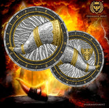 Germania Mint 2024 10 Marks Germania Artefacts: Gjallarhorn UHR 2 oz .9999 Antique Silver Coin