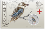 PRE-ORDER Australia 2025 $1 KOOKABURRA WMF Berlin Colorized with Amplemann Privy .9999 1 oz Silver