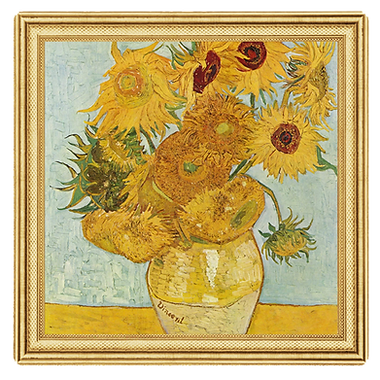 Niue 2023 $2 TREASURES of the WORLD Vincent Van Gogh Sunflowers 2 oz Silver