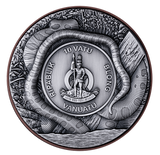 Vanuatu 2025 10 Vatu Anaconda Double .999 10g Silver 145g Cu Giant Dinosaurs Coin