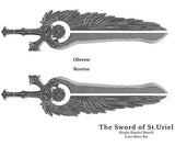 KOMSCO South Korea 2025 Sword of St. Uriel Angel 2.5 oz .999 Silver Stacker High Relief
