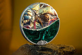 Cook Islands 2025 $20 SEA MONSTER Underwater Fantasy 3 Oz .9999 Coloured Antique Silver Coin CIT Smartminting®