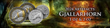 Germania Mint 2024 10 Marks Germania Artefacts: Gjallarhorn UHR 2 oz .9999 Antique Silver Coin