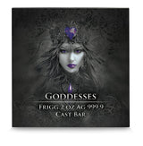 Germania Mint 2024 Goddesses: FRIGG- 2 oz 999.9 Silver Cast Bar