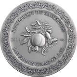 Cameroon 2026 2000F Eternal Love Celestial Beauty 1 oz .999 Antiqued Silver Coin