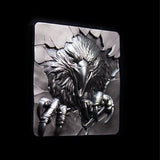 KOMSCO South Korea 2025 Furious Beasts EAGLE 2 oz .999 Silver Antique Stacker