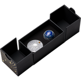 Ghana 2024 10 Cedis EARTH Solar System 2 oz Antique  Silver Coin Stand & Removable Lapis Lazuli Planet Earth