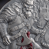Cameroon 2026 2000 Francs ROLAND OF NORMANDY: The Way to Valhalla 2oz .999 Antique finish Silver