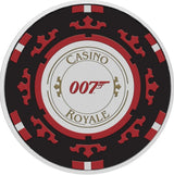 Tuvalu $1 2023 James Bond Casino Royale - Casino Chip 1oz .9999 Silver Coloured Coin In Card