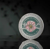 Cameroon 2024 2000 Francs CFA AMAZON Femina Bellator 2oz Coloured Antique Silver Coin
