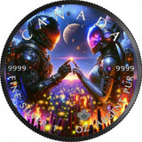 Canada 2023 $5 ASTRONAUTS Coloured 1oz 999.9 Silver Coin
