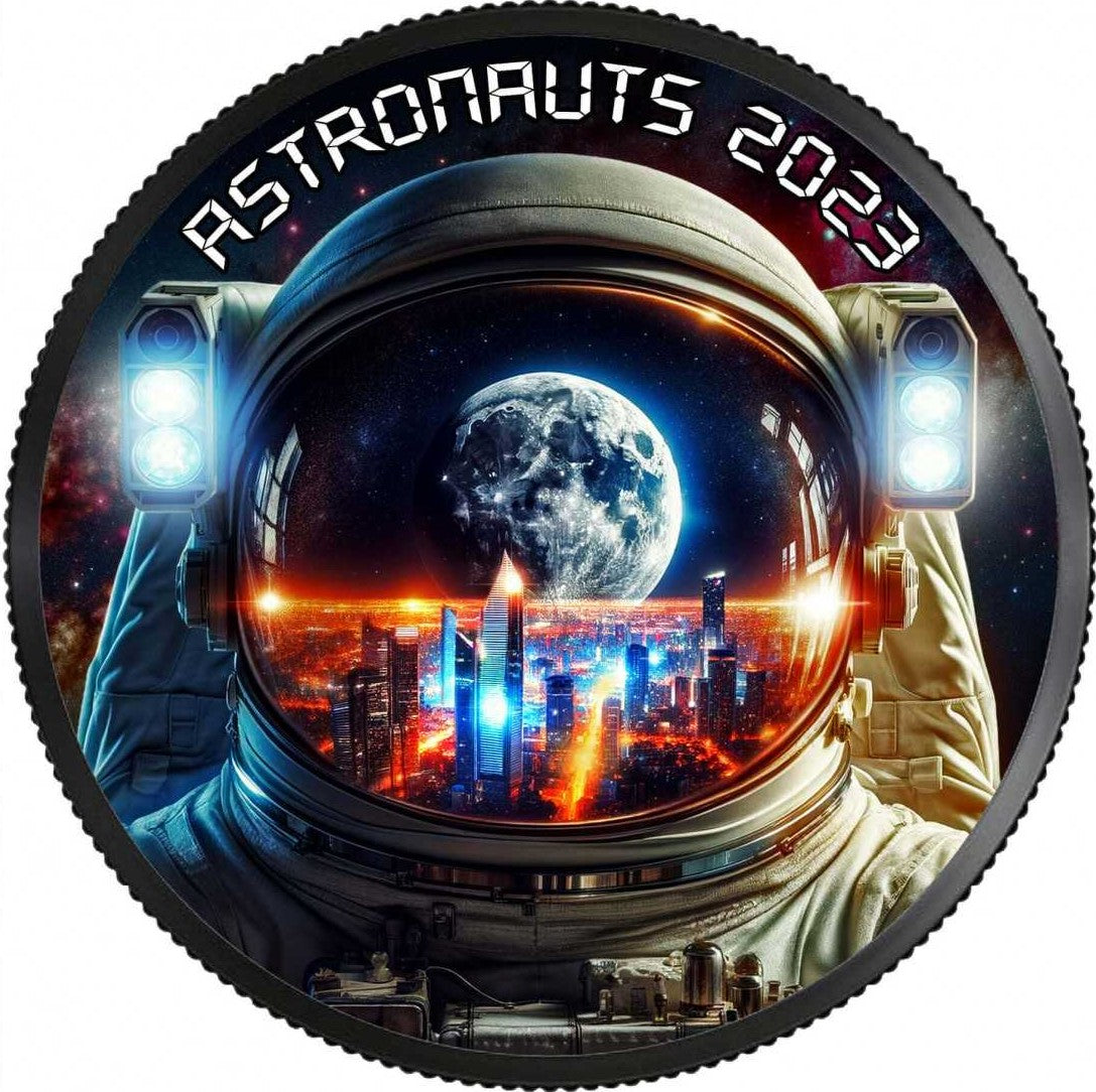 Canada 2023 $5 ASTRONAUTS Coloured 1oz 999.9 Silver Coin