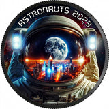 Canada 2023 $5 ASTRONAUTS Coloured 1oz 999.9 Silver Coin