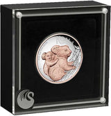 Australia 2023 $8 AUSTRALIAN KOALA 5 Oz .9999 Silver Coin Rose Gold Gilding