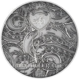 Palau 2023 $20 AZATHOTH Howard Phillips Lovecraft 3 Oz  Antique Silver Coin CIT Smartminting®