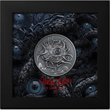 Palau 2023 $20 AZATHOTH Howard Phillips Lovecraft 3 Oz  Antique Silver Coin CIT Smartminting®