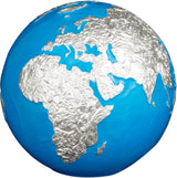 Barbados 2023 $5 Blue Marble Glow in the Dark Spherical 3 Oz Silver Coin