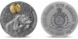 Niue 2023 $5 BROWN BEAR Wildlife in the Moonlight 2 Oz .999 Antique Silver Coin