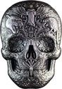 PRE-ORDER South Korea 2026 KOMSCO CALAVERA de PLATA Skull Silver Antiqued UHR Stacker Obverse