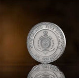 Niue 2024 $5 DAZHBOG Divine Faces Of The Sun 3oz Gilded Antique Silver Coin