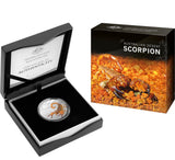 Australia 2023 $5 DESERT SCORPION Coloured Most Dangerous 1 Oz Silver Coin