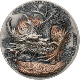 Ivory Coast 2024 5000 Francs DRAGON Edition Signature Set 2 x 5oz Silver Coin