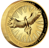 Australia 2024 $100 Australian Wedge-Tailed Eagle 10th Anniversary 1oz Gold Proof Coin PERTH MINT