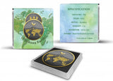 Fiji 2022 $1 EARTH Black Rhuthenium and Gilded 1 oz Silver Coin