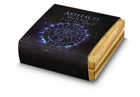 Product packaging with 'Artifacts' branding on a white background