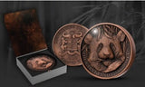 Benin 2023 1500 Francs GIANT PANDA 1 Kg Kilo Copper Coin