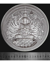 Tchad 2024 10000 CFA Francs GUAN YIN Thousand-armed Thousand-eyed Bodhisattva of Compassion Antique Silver Approx. 1.3 Kilos Details
