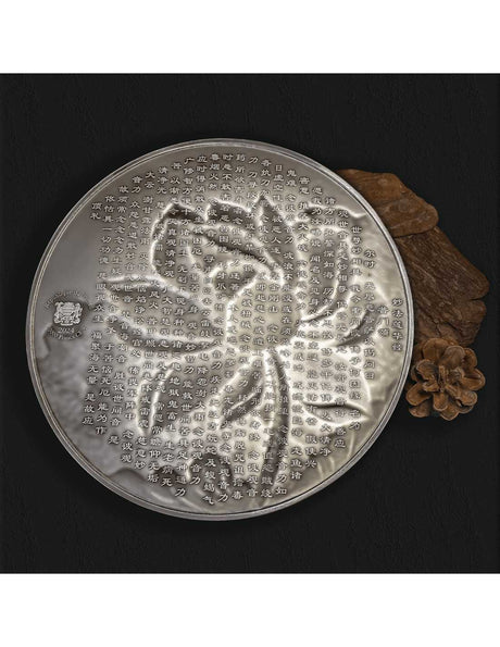 Tchad 2024 10000 CFA Francs GUAN YIN Thousand-armed Thousand-eyed Bodhisattva of Compassion Antique Silver Approx. 1.3 Kilos Details Obverse