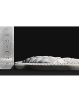Tchad 2024 10000 CFA Francs GUAN YIN Thousand-armed Thousand-eyed Bodhisattva of Compassion Antique Silver Approx. 1.3 Kilos Side View of Rim and Relief Height