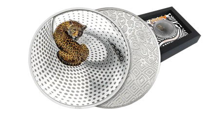 Palau 2024 $20 Leopard Camouflage Of Nature 3oz .9999 Silver Proof Coin