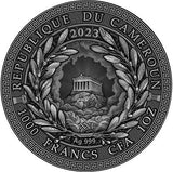 Cameroon 2023 1000 Francs Orpheus- The Great Greek Mythology 1 Oz Antique Silver Coin 500 Minted