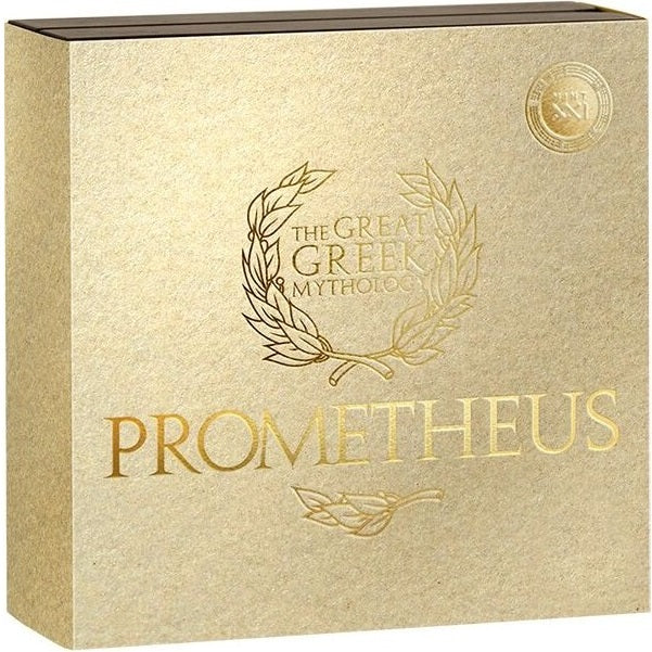 Cameroon 2023 3000 Francs Prometheus- The Great Greek Mythology 3 Oz Antique Silver Coin  333 Minted