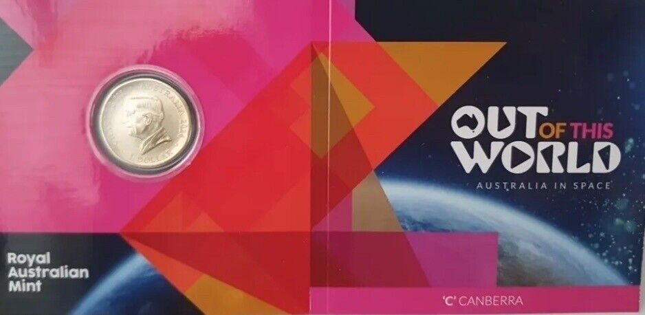 Australia 2024 $1 Out of this World Australia In Space Obverse in Folder
