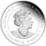 Australian Lunar Series III 2024  $1 Year of the Dragon 1oz .9999 Silver Trio Perth Mint