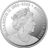 Australia 2023 $1 FIFA Womens World Cup Australia-NZ 1/2oz Fine .999 Silver Proof Coin